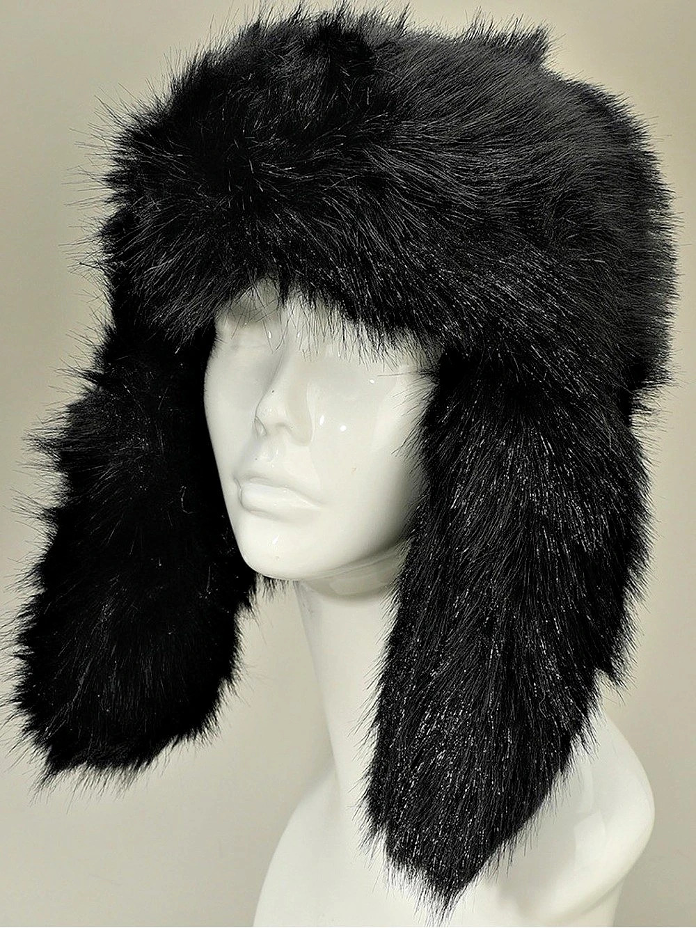 Black Faux Fur WARM HAT! GRAB THIS UP!